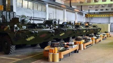 ВСУ получили партию восстановленных бронетранспортёров БТР-80
