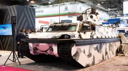 «Очень похожа на советскую МТ-ЛБ»: финская компания представила прототип новой бронемашины FAMOUS