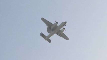 Опубликованы новые изображения с засекреченным «летающим радаром» KJ-600 ВМС Китая