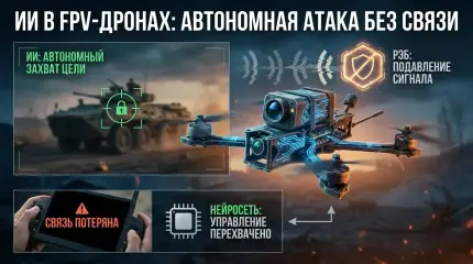 Интеграция ИИ в FPV-дроны: как меняется тактика боевого применения