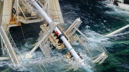 Строительство морской части "Турецкого потока" закончено