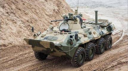 Перевооружаемся потихоньку: морпехи КФл получили новые БТР-82А