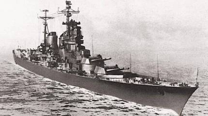 Артиллерийское вооружение тяжелых крейсеров послевоенных проектов 82 и 66