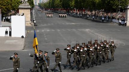 ВСУ впервые приняли участие в параде в честь Дня взятия Бастилии в Париже