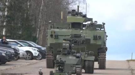 Минобороны РФ показало роботехнический комплекс "Кунгас"