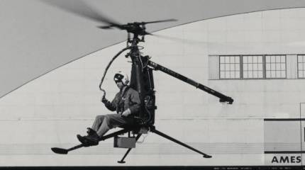 Hiller ROE Rotorcycle: сверхлёгкий одноместный вертолёт