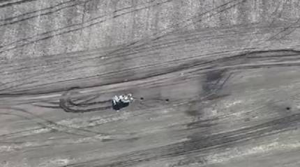 Показаны кадры уничтожения танка ВСУ российскими военными в районе Торского выступа