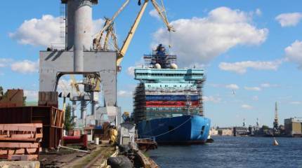 Названы сроки выхода на ходовые заводские испытания второго серийного атомного ледокола «Урал» проекта 22220