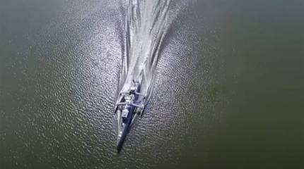 Дивизия беспилотных надводных кораблей ВМС США протестирует свои экспериментальные морские дроны в ходе учений RIMPAC 2022