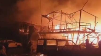 Опубликованы кадры последствий ночных ударов БПЛА ВС РФ по объектам на Украине