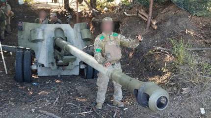 Украинские артиллеристы начали применять на фронте 100-мм советские полевые пушки БС-3