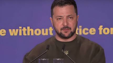 Зеленский в Гааге: «Безусловно, мы хотели бы видеть здесь другого Владимира»