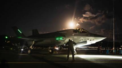 На авиабазе Мирамар в США сгорел истребитель F-35 Корпуса морской пехоты