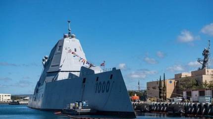 Головной эсминец Zumwalt официально вошёл в боевой состав ВМС США