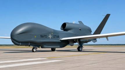 Стратегический дрон НАТО RQ-4D Phoenix вновь заметили над Чёрным морем