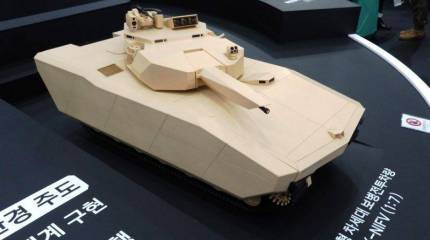 Гибрид на резиновых гусеницах: Южная Корея представила концепт новой БМП K-NIFV