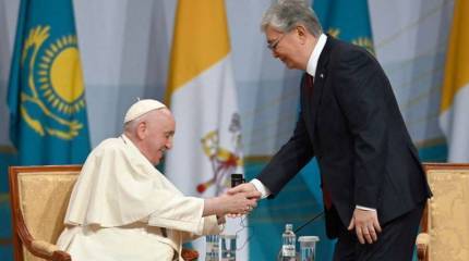Папа Римский в степях Казахстана