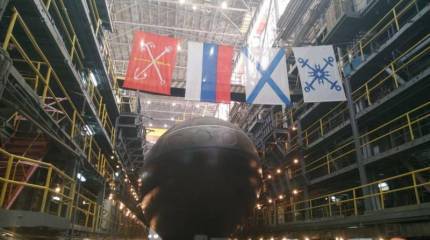 В Петербурге спустили на воду первую "Варшавянку" для ТОФ