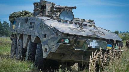 На вооружении ВСУ замечена редкая модификация БТР-4МВ1