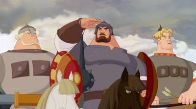 Ну-ка, Алёша, обсыпь его мелом...