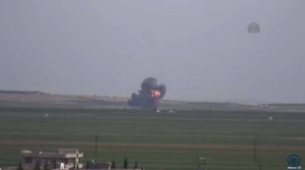 В районе Алеппо боевики сбили самолёт ВВС САР. Пилот попал в плен