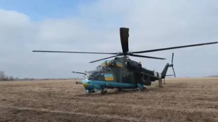 Украинские вертолеты оснащаются западными бортовыми комплексами обороны