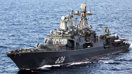 Средиземноморское учение экипажа БПК "Вице-адмирал Кулаков"