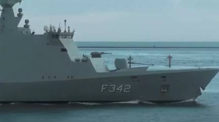 Моряки датского фрегата Esbern Snare вступили в бой с морскими пиратами у берегов Нигерии