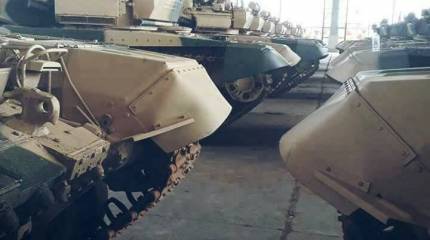 Российские танки Т-90С в Ираке