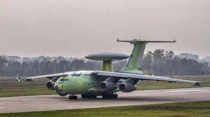 Новейший самолёт ДРЛОиУ А-100 совершил очередной полёт в рамках испытаний