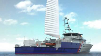 «Превосходство французской мысли»: патрульное судно PAM с приводом от ветра