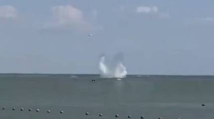 В Ейске в море упал штурмовик Су-25