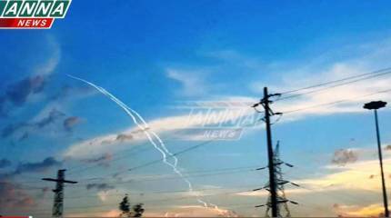 Сирийская ПВО сбила израильскую ракету, выпущенную во время авиаудара