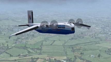 Проект сверхтяжелого самолета-экраноплана Boeing Pelican ULTRA (США)
