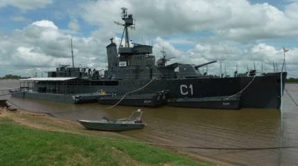 Парагвайская «Аврора». Музейный экспонат на плаву