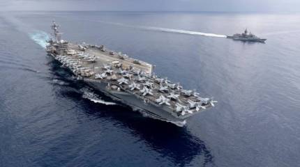 На авианосце Carl Vinson ВМС США за шесть недель произошло четыре аварии