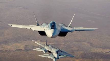 Российский истребитель пятого поколения Су-57 приступил к лётным испытаниям с двигателем второго этапа