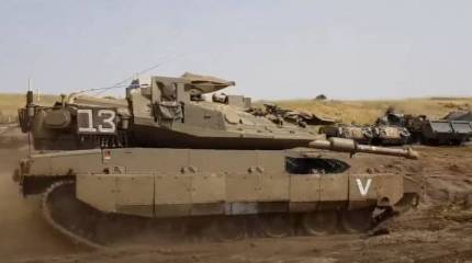 Новейшая модификация израильского танка Merkava MkV поступила для опытной эксплуатации в бронетанковую бригаду ЦАХАЛ