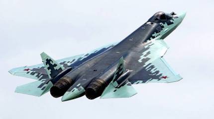 Истребитель пятого поколения Су-57. Инфографика