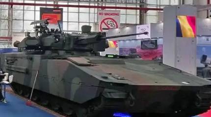 БМП ASCOD 2 представлена с комплексом активной защиты Trophy