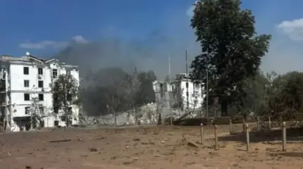 An ammunition depot equipped by the Ukrainian Armed Forces exploded in a residential building in Kramatorsk