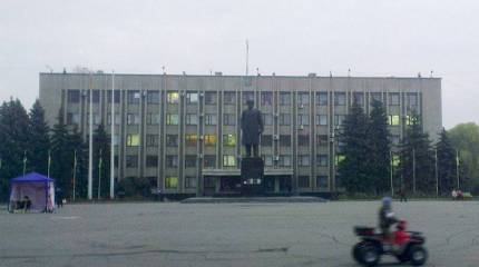 Впервые увидел Славянск под украинским флагом