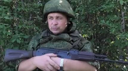 НМ ЛНР публикует кадры подрыва представителя украинской ДРГ на мине