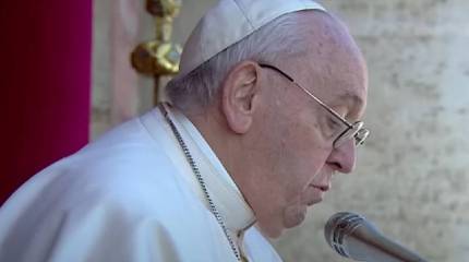 Папа Римский раскритиковал Европу за отсутствие действий по поиску путей мирного урегулирования украинского конфликта