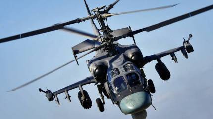 ВКС РФ применили в Сирии вертолёты Ка-52 "Аллигатор"
