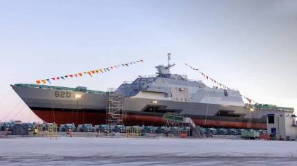 Литоральный корабль «здорового флота»: спущен на воду фрегат Saud для Эр-Рияда