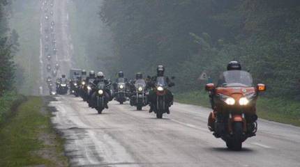 Белорусские и польские байкеры поддержали мотопробег «Ночных волков»