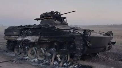 Опубликованы кадры уничтожения «Ланцетом» очередной немецкой БМП Marder ВСУ
