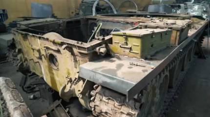 Украинские «волонтёры» разрабатывают «штурмовой бронетранспортёр» на базе советского танка Т-62М для бригады «Азов»