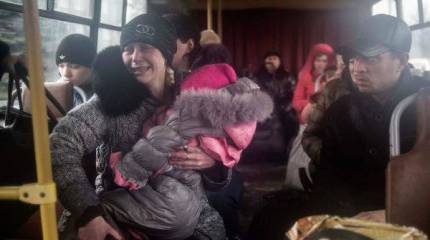 На Донбассе установлен режим прекращения огня для эвакуации жителей Дебальцево